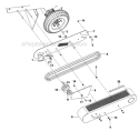 Belt Guard & Pulley Diagram and Parts List for SG13B 966042601 - 2009-02 Bluebird Aerator