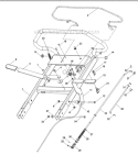Part Location Diagram of 539109319 Husqvarna Handle Upper