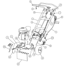 Chassis & Frame Diagram and Parts List for SG914 2003-08 Bluebird Aerator