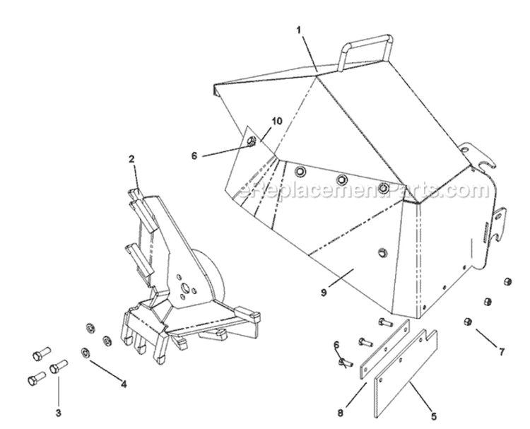 Page A Diagram and Parts List for CL550A 968999383 - 2006-04 Bluebird Edger