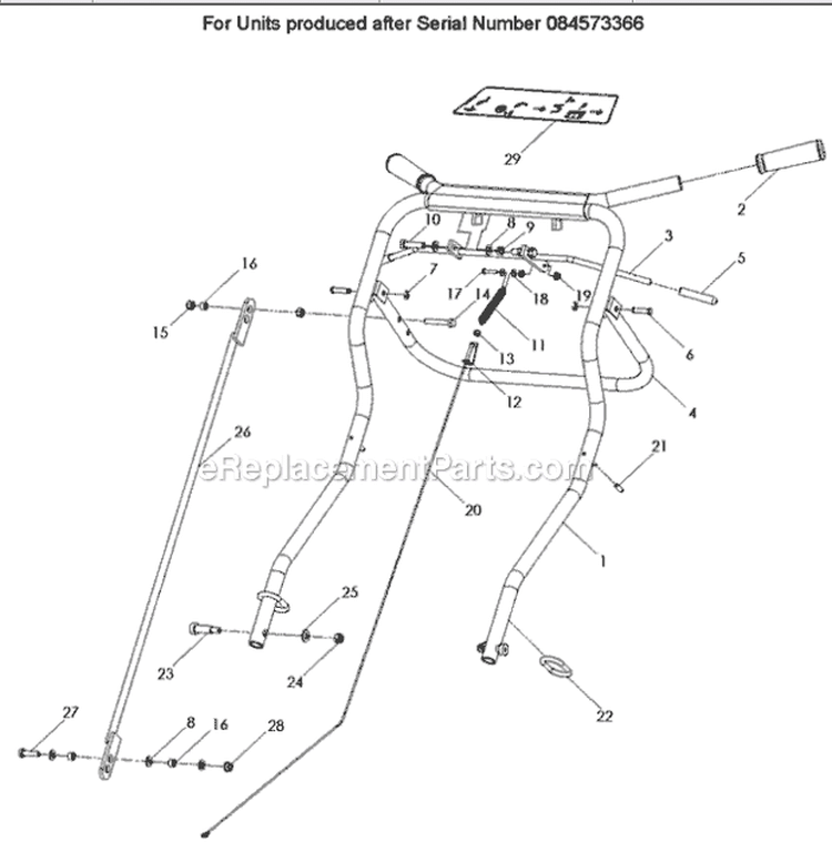 Page C Diagram and Parts List for H424 968999392 - 2010-04 Bluebird Aerator