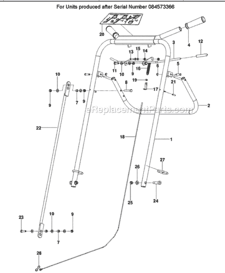 Page D Diagram and Parts List for H530B 968999381 - 2010-04 Bluebird Aerator