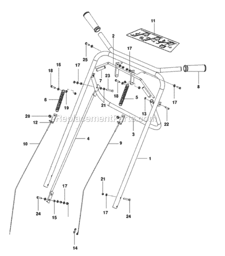 Page C Diagram and Parts List for H742 968999394 - 2010-04 Bluebird Aerator