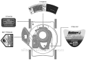 Part Location Diagram of 977S30145 MTD Label