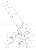 Part Location Diagram of 732-1026 MTD Lever-spring