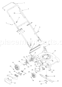 Part Location Diagram of 987-02094 MTD Lawn Mower Pivot Arm Assembly