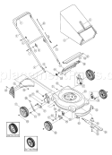 Page A Diagram and Parts List for 11A-414E765 2005 Bolens Lawn Mower