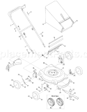 Page A Diagram and Parts List for 11A-414S265 2009 Bolens Lawn Mower