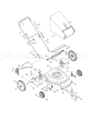 Page A Diagram and Parts List for 11A-584E765 2005 Bolens Lawn Mower