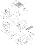 Page F Diagram and Parts List for 13AC650F765 2004 Bolens Lawn Tractor