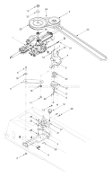 Page D Diagram and Parts List for 13AM662F163 2003 Bolens Lawn Tractor