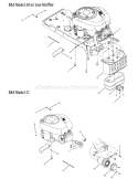 Page A Diagram and Parts List for 13AM762F065 2008 Bolens Lawn Tractor