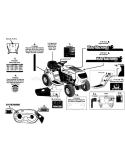 Page D Diagram and Parts List for 13AM762F265 2008 Bolens Lawn Tractor