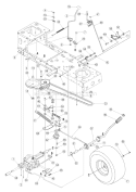 Page B Diagram and Parts List for 13AM762F765 2005 Bolens Lawn Tractor