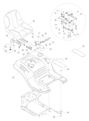 Page D Diagram and Parts List for 13AM762F765 2005 Bolens Lawn Tractor
