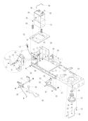 Page F Diagram and Parts List for 13AM762F765 2005 Bolens Lawn Tractor