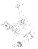 Page A Diagram and Parts List for 14AG808H163 2003 Bolens Lawn Tractor