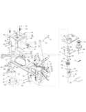 Page F Diagram and Parts List for 14AG808H163 2003 Bolens Lawn Tractor