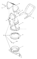 Page A Diagram and Parts List for 31AE160-163 2004 Bolens Snow Blower