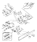 Hydro And Transaxle Assembly Diagram and Parts List for 5118HS  Bolens Lawn Tractor