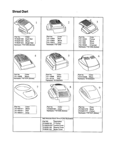 Shroud Chart Diagram and Parts List for 445  Bolens Lawn Mower