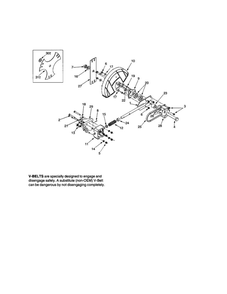 Part Location Diagram of 687-02019 MTD Blade Plate Assembly