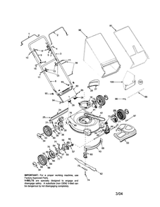 Part Location Diagram of 987-02044 MTD Pivot Plate Assembly