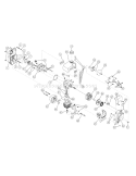 Part Location Diagram of 753-04238 MTD Starter Housing Assembly (includes items 25-28, 30-32 & 38)