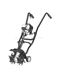 Page C Diagram and Parts List for BL410 21B-121R765 Bolens Tiller