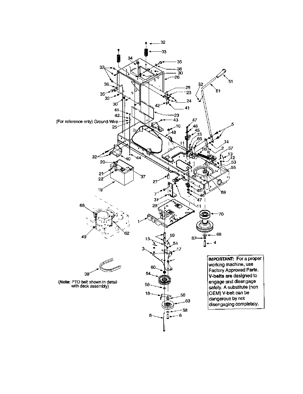 Deck/steering support Diagram and Parts List for Q808H  Bolens Lawn Tractor