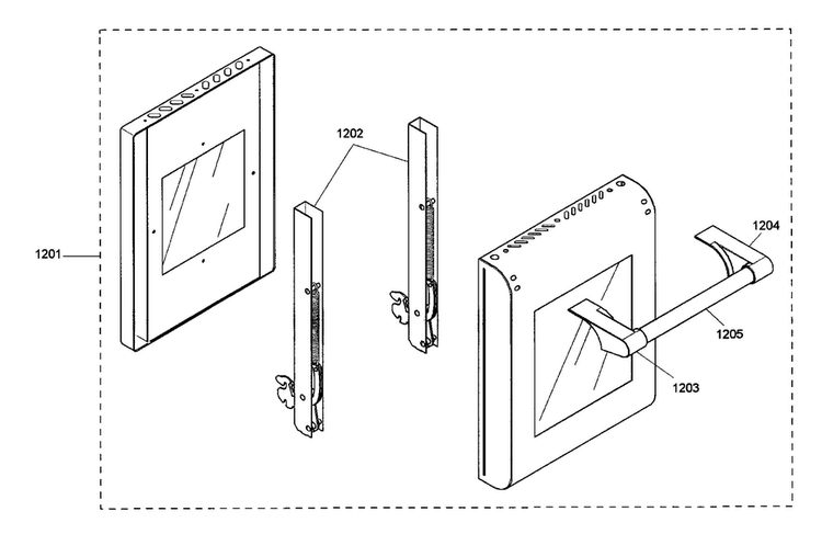 Small Door Diagram and Parts List for PRG486ELG03  Thermador Range