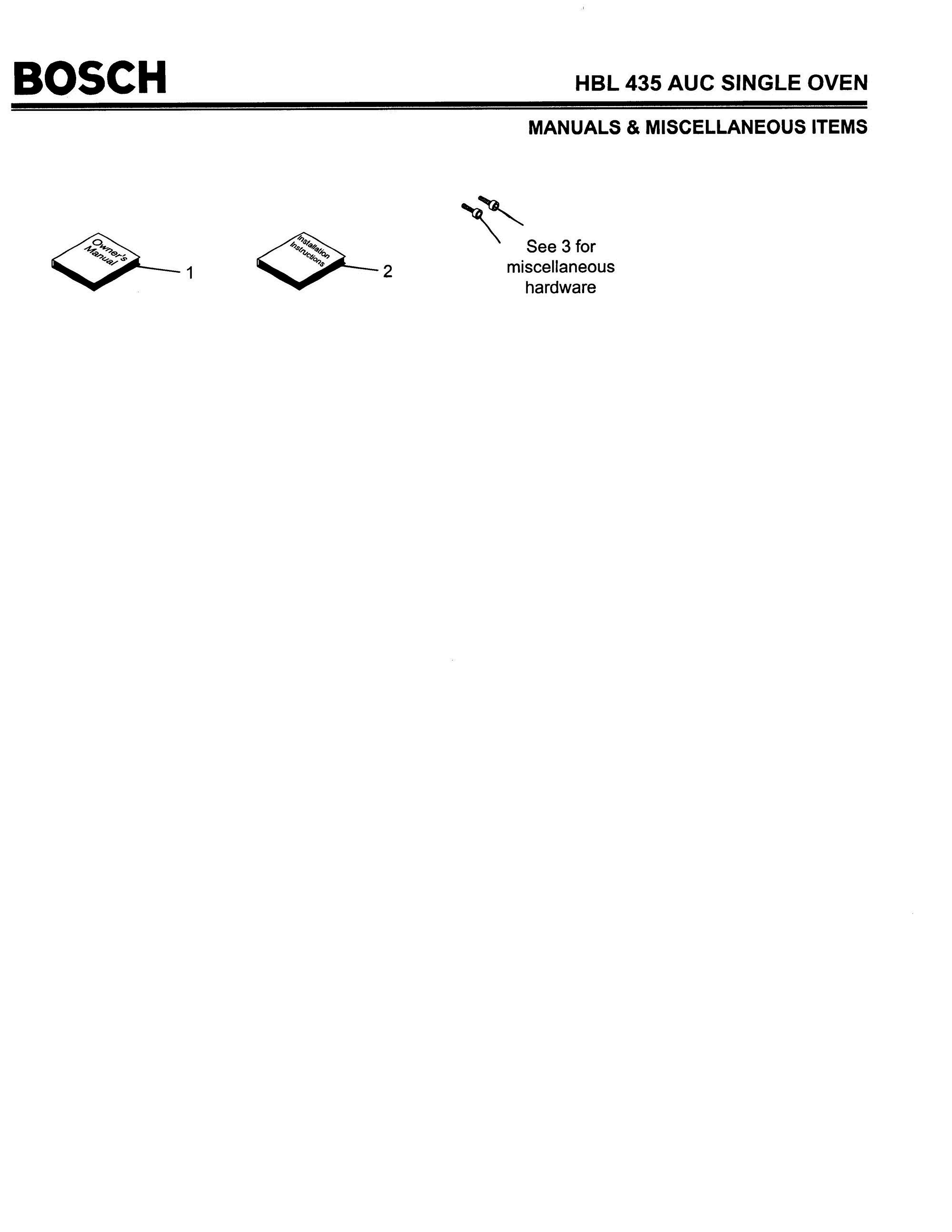 06 - MANUALS & MISCELLANEOUS ITEMS Diagram and Parts List for HBL435AUC(FD8202-)  Bosch Wall Oven