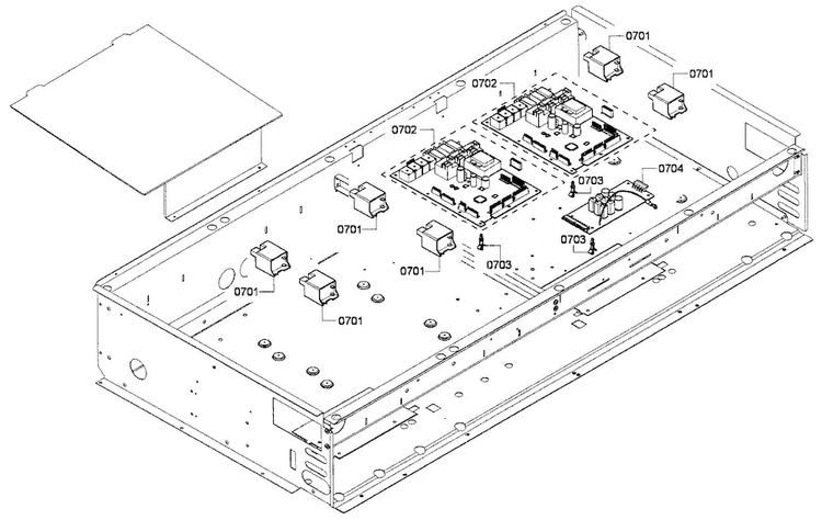 Pcb's Assy Diagram and Parts List for PRD486GDHU 01 Thermador Range