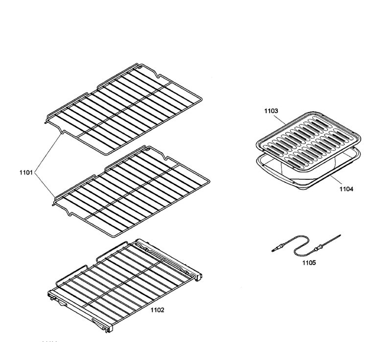 Oven Shelfs Diagram and Parts List for HBL8750UC 05 Bosch Microwave Oven Combo