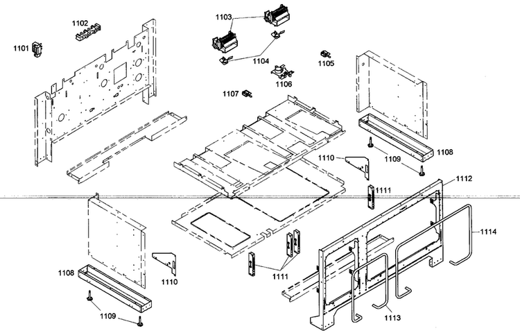 Inside Parts Diagram and Parts List for PRG486EDG04  Thermador Range