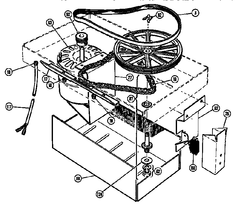 Motor Diagram and Parts List for TMC28  Thermador Trash Compactor