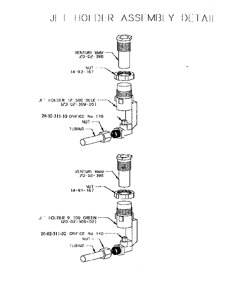 Section 2 Diagram and Parts List for SGCS365RS  Thermador Cooktop