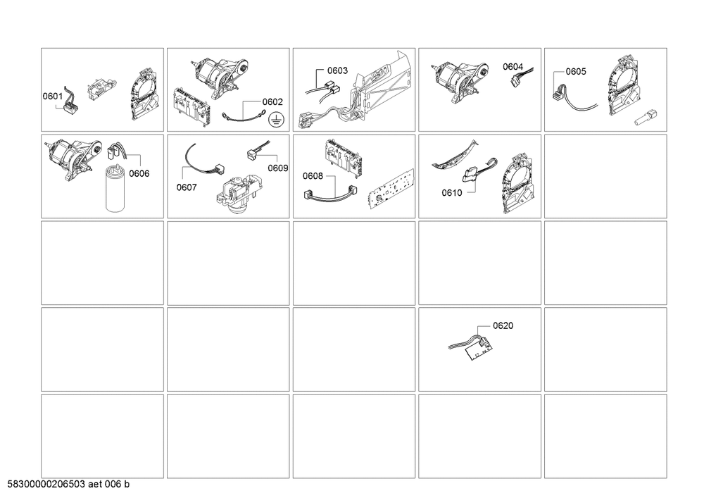 Diagram 5 Diagram and Parts List for WTG86401UC-08  Bosch Dryer