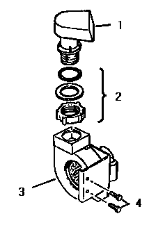 Blower Assembly Diagram and Parts List for EIITHD4800  Thermador Dishwasher