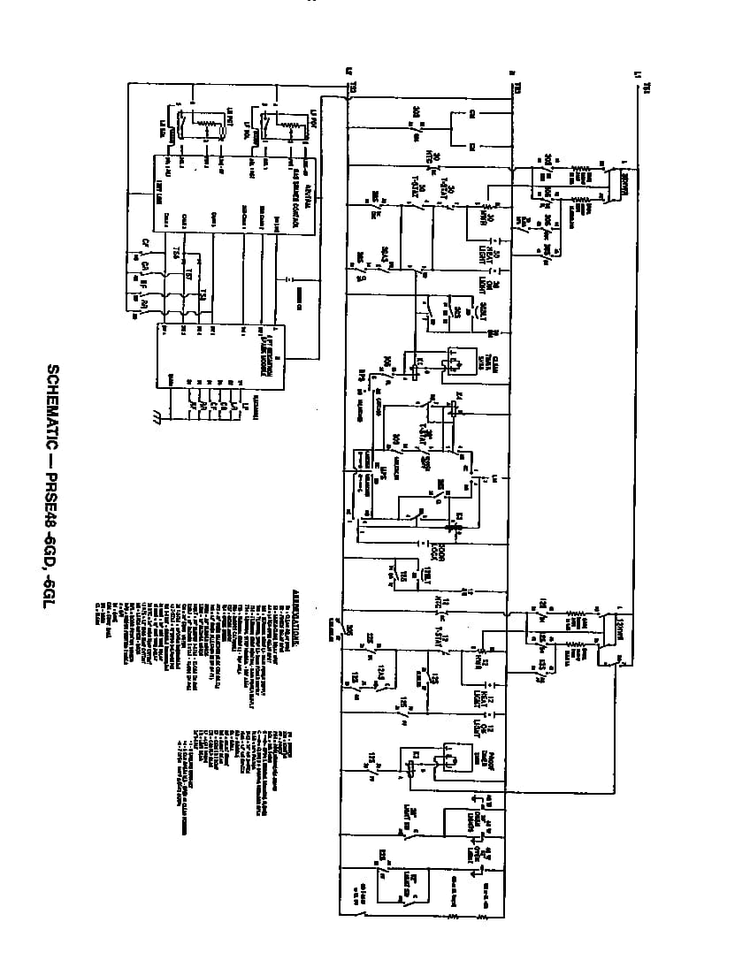 Page 47 Diagram and Parts List for PRSE486GDS  Thermador Range