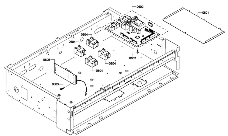 Pcb's Diagram and Parts List for PRD364EDPG-01  Thermador Range