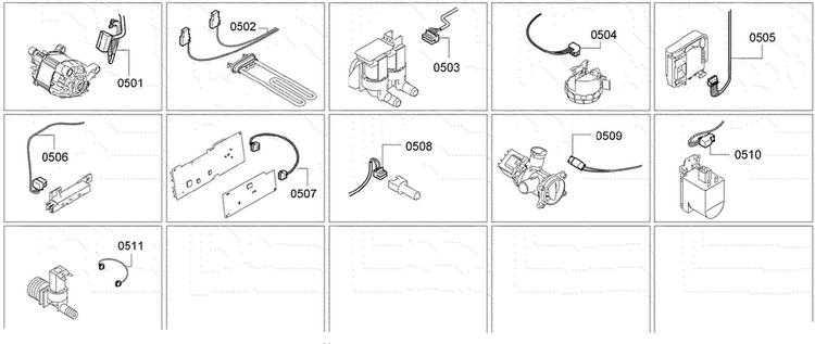Harness Assy Diagram and Parts List for WAP24201UC 11 Bosch Washer