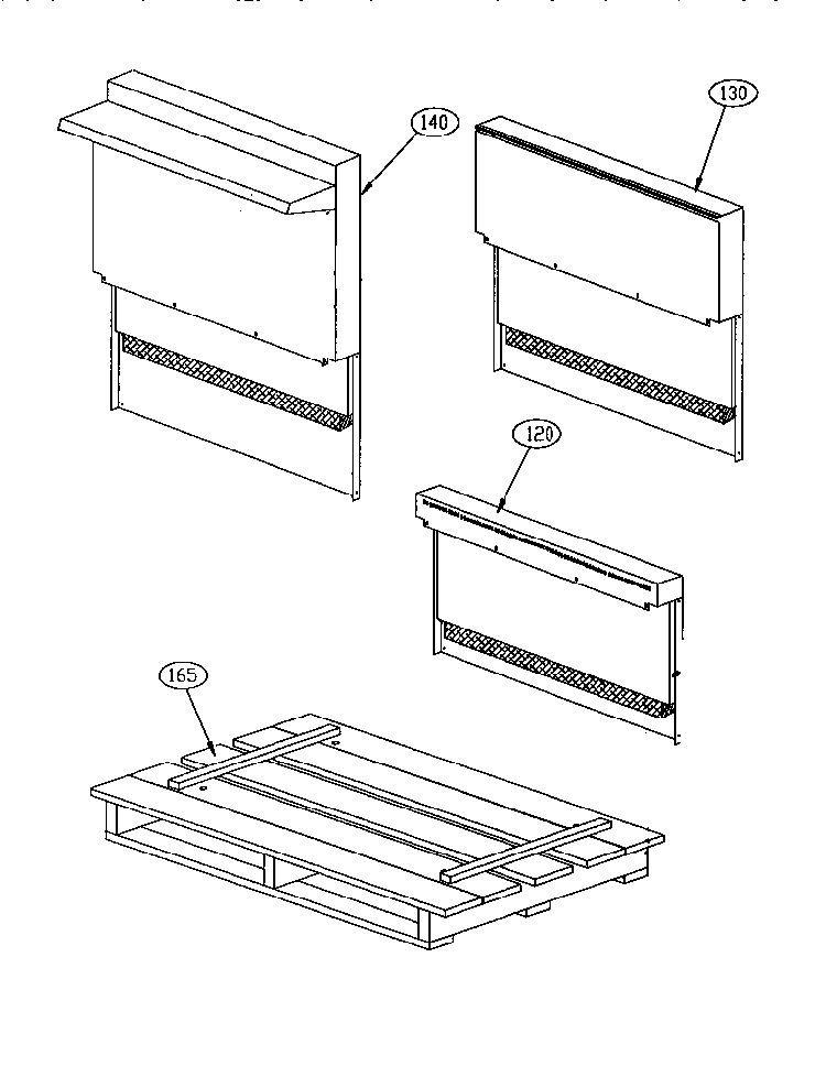 Section 4 Diagram and Parts List for GCR36-4GL  Thermador Range