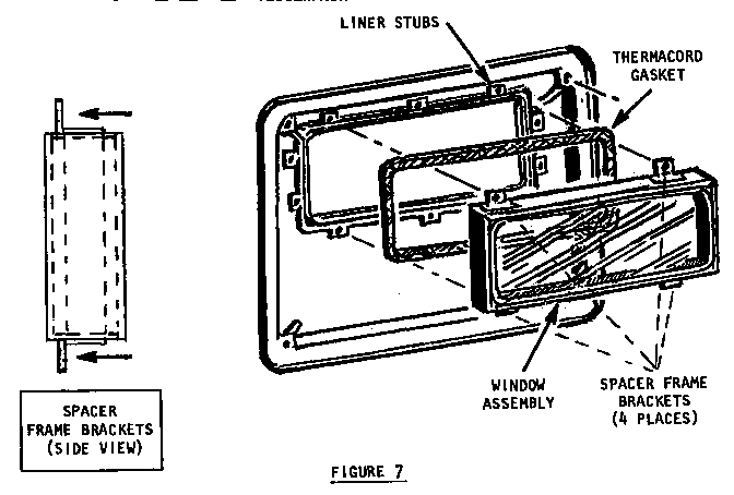 Window Assembly Replacement Diagram and Parts List for CMT2BGSD  Thermador Range