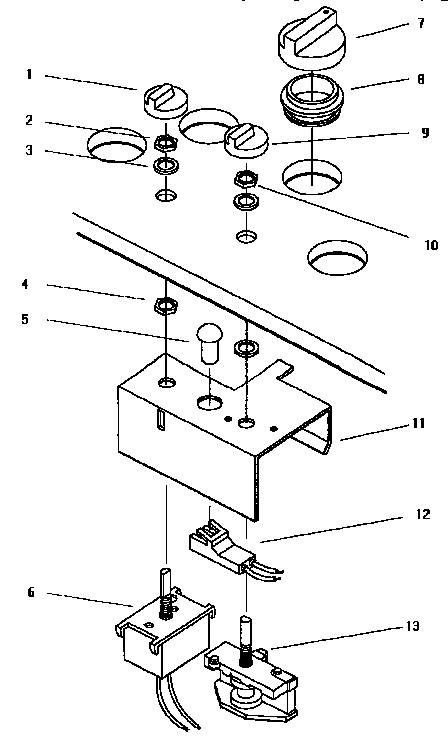 Section 12 Diagram and Parts List for GGSCV36  Thermador Cooktop