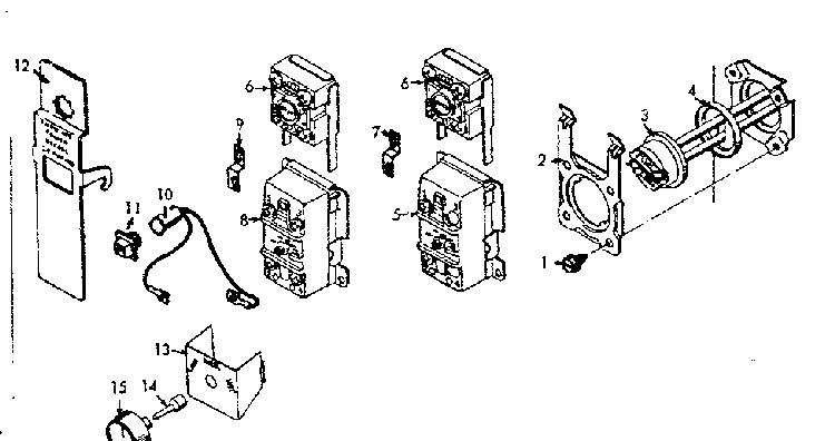 Functional Replacement Parts Diagram and Parts List for 153329610  Kenmore Water Heater