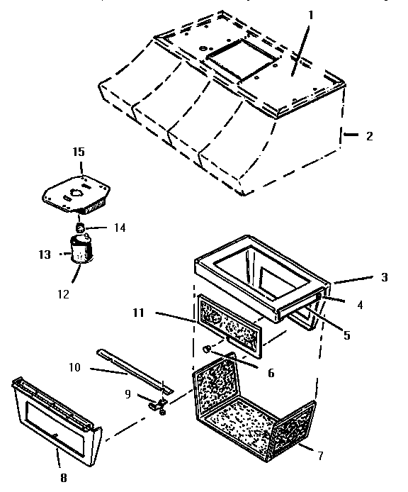 Section 1 Diagram and Parts List for PHW42S  Thermador Range Hood