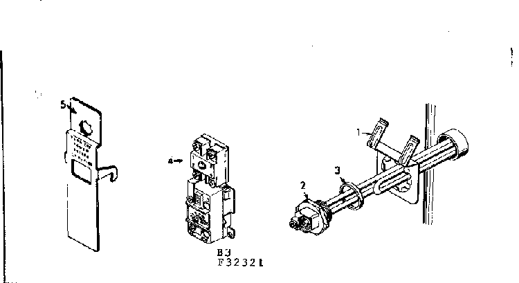 Functional Replacement Parts Diagram and Parts List for 153323411  Kenmore Water Heater