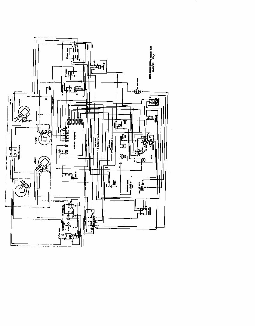 Wiring Diagram (ref30q, Res30q) Diagram and Parts List for RED30VQW PRIOR-9708 Thermador Range