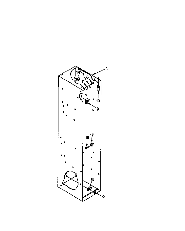 Freezer Liner Diagram and Parts List for TSS36DAW-06  Thermador Refrigerator